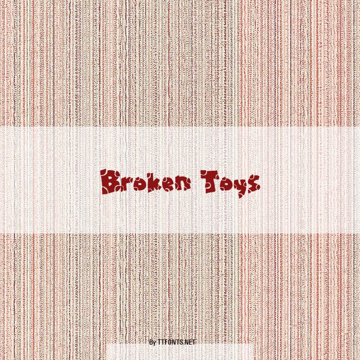 Broken Toys example